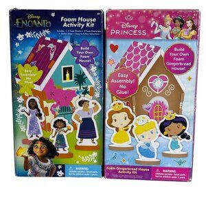 Foam House Activity Kits 1-Disney Princess 1-Disney Encanto (2-pack)